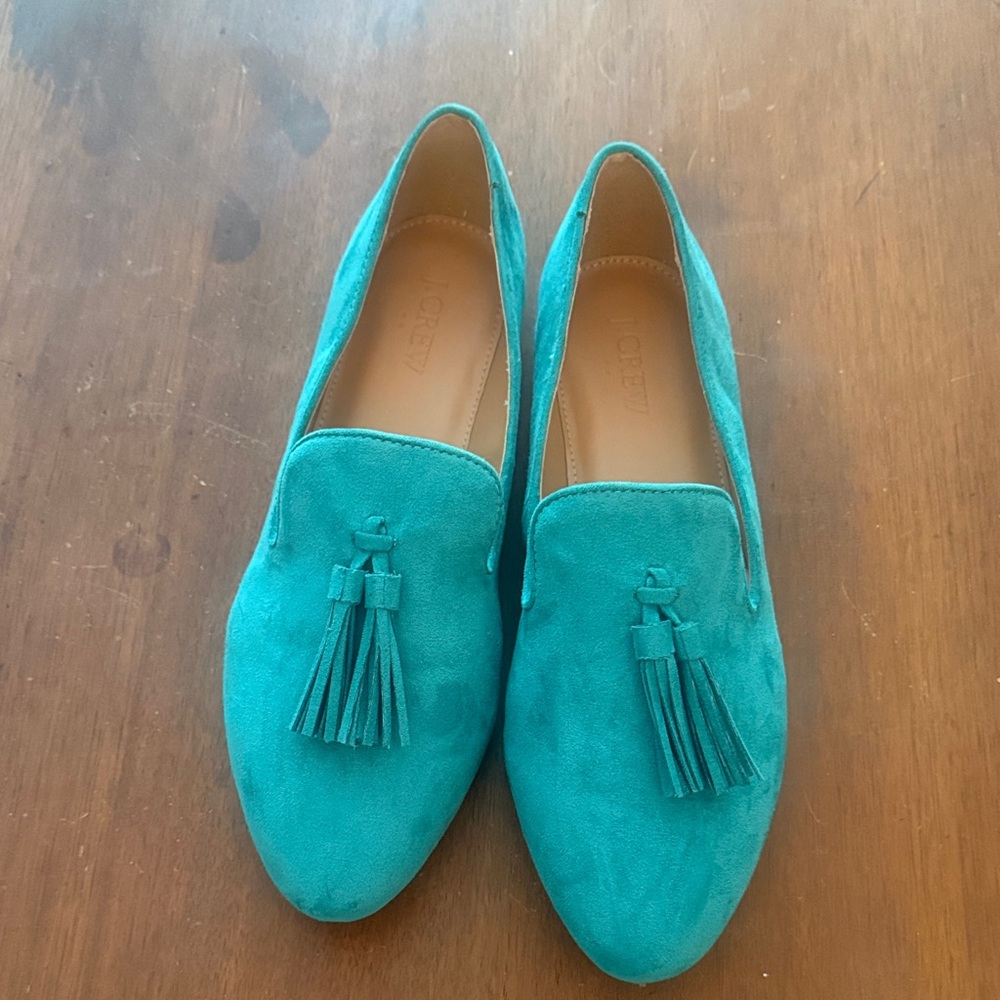 Kelly Green J.Crew loafers